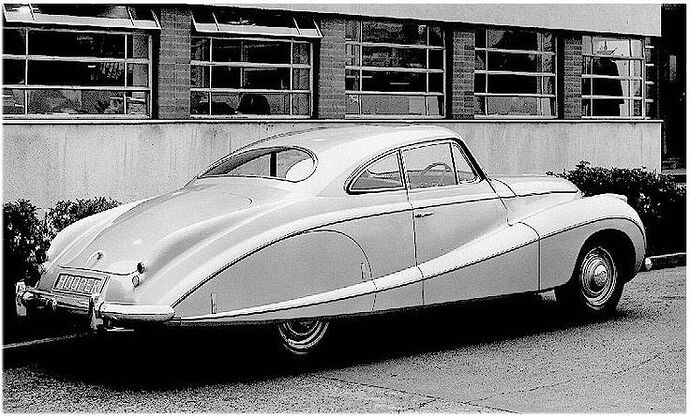 1953 Lady Norah Docker's Daimler DF300 Hooper Coupé 