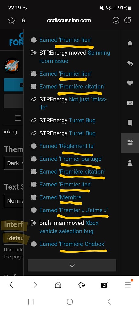Forum language bug - Forum Bugs - Car Crushers Forum