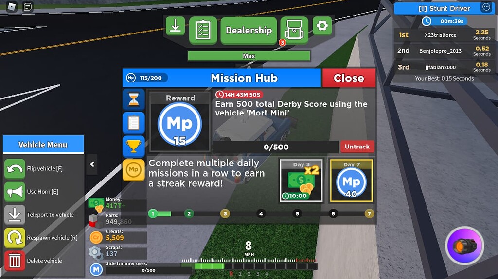 2 missions interfering - CC2 Bugs - Car Crushers Forum