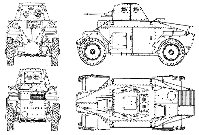 39M Csaba Blueprint - Download free blueprint for 3D modeling