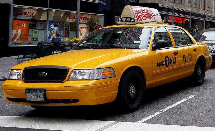 Ford-Crown-Victoria-New-York-City-Taxi-Cab-Exterior-002-Front-Three-Quarters