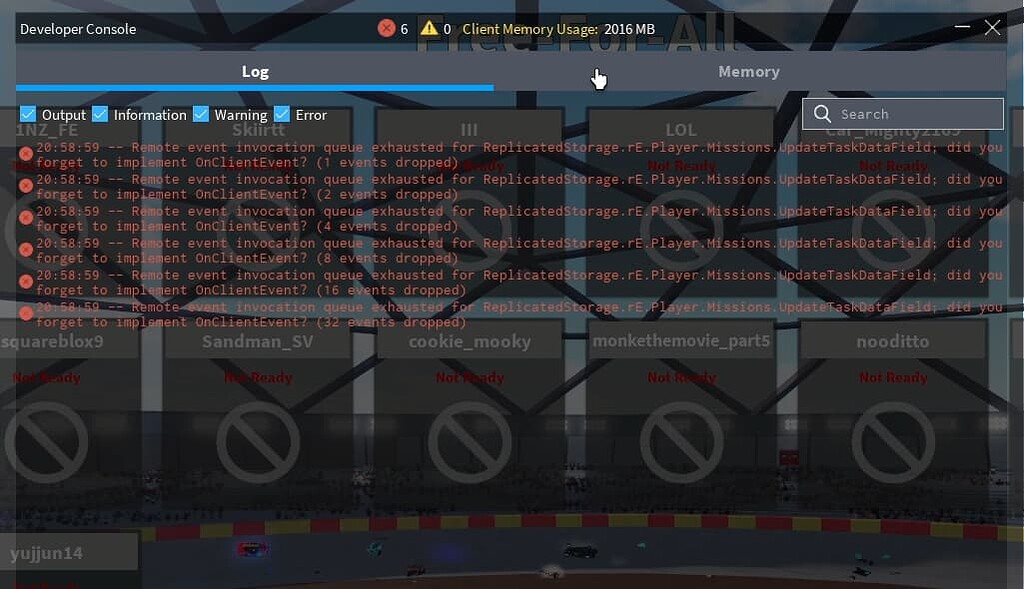 FFA Vehicle Selection bug - CC2 Bugs - Car Crushers Forum