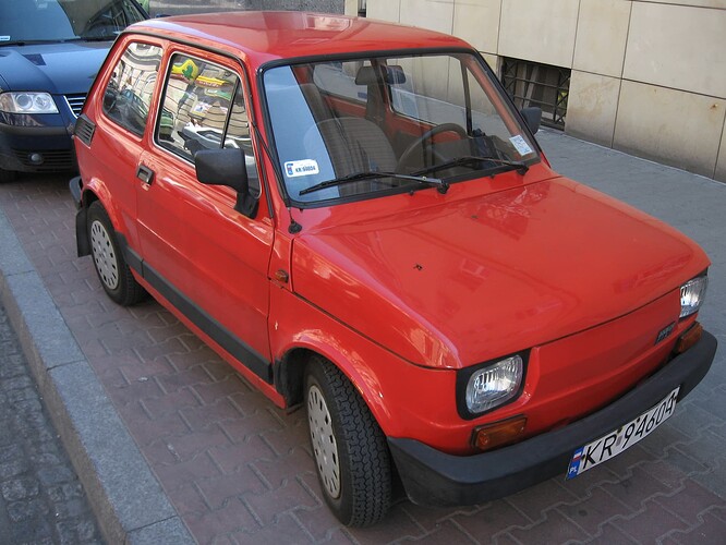 Red_Polski_Fiat_126p_FL_650E_on_Czysta_street_in_KrakΓ³w_(2)
