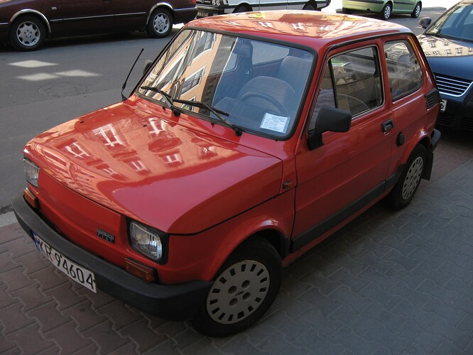 Red_Polski_Fiat_126p_FL_650E_on_Czysta_street_in_KrakΓ³w