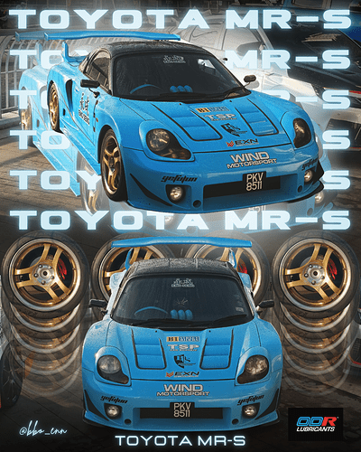 @bbo_enn ODR Lubricants TOYOTA MR2