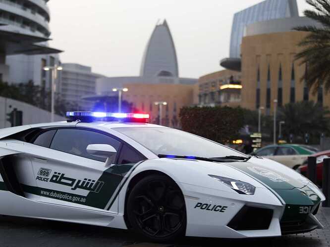 Ridiculous Supercars Of The Dubai Police - Business Insider