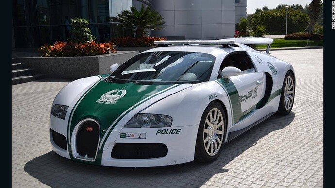 Dubai Police own world's fastest police car - CNN Style