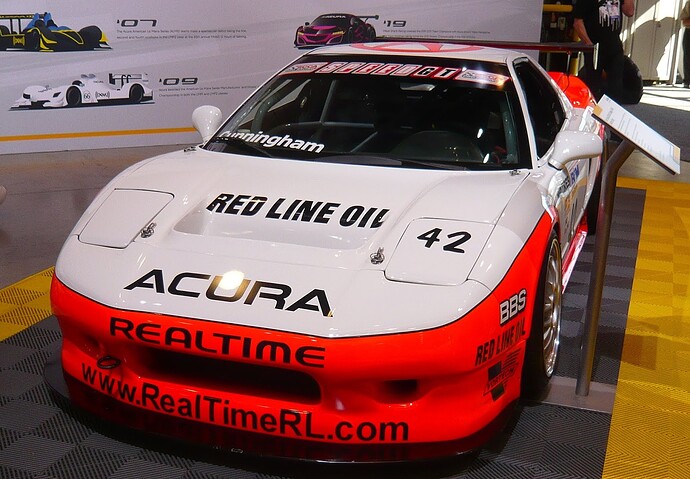 Kevin Triplett's Racing History : Historic Acura NSX race car