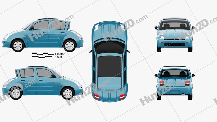Toyota_WiLL_Vi_NCP19_Canvas_Top_2000_blueprint_0001