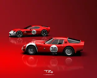 Alfa Romeo TZ4 X Giulia TZ2 Side 1
