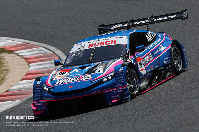 16 ARTA MUGEN HRC PRELUDE-GT（野尻智紀／佐藤蓮） | autosport web