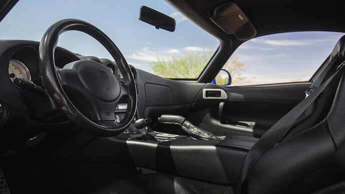 1996 Dodge Viper GTS interior steering low