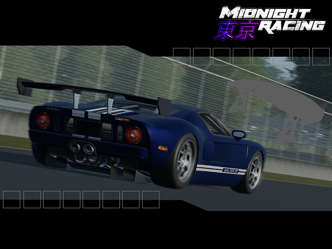 ford gt with gt auto rear wing