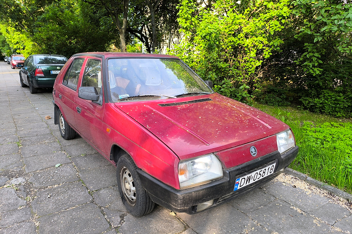 1992 Skoda Favorit 135 L Front