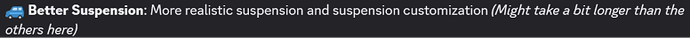 "Better Suspension" option taken into account in Discord
