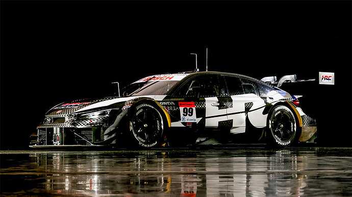 Honda Reveals Menacing Civic Type R-GT for GT500 Series in Japan