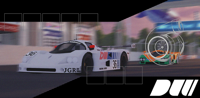 c9 and 787b but gt3 poster
