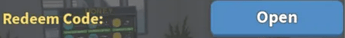 "Redeem Code" option in the CC2 Settings