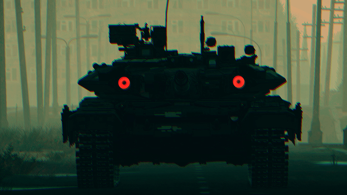 T-90A Shtora-1 red eyed monster