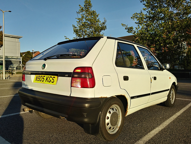 1996 Skoda Felicia 1.3 Lxi Rear