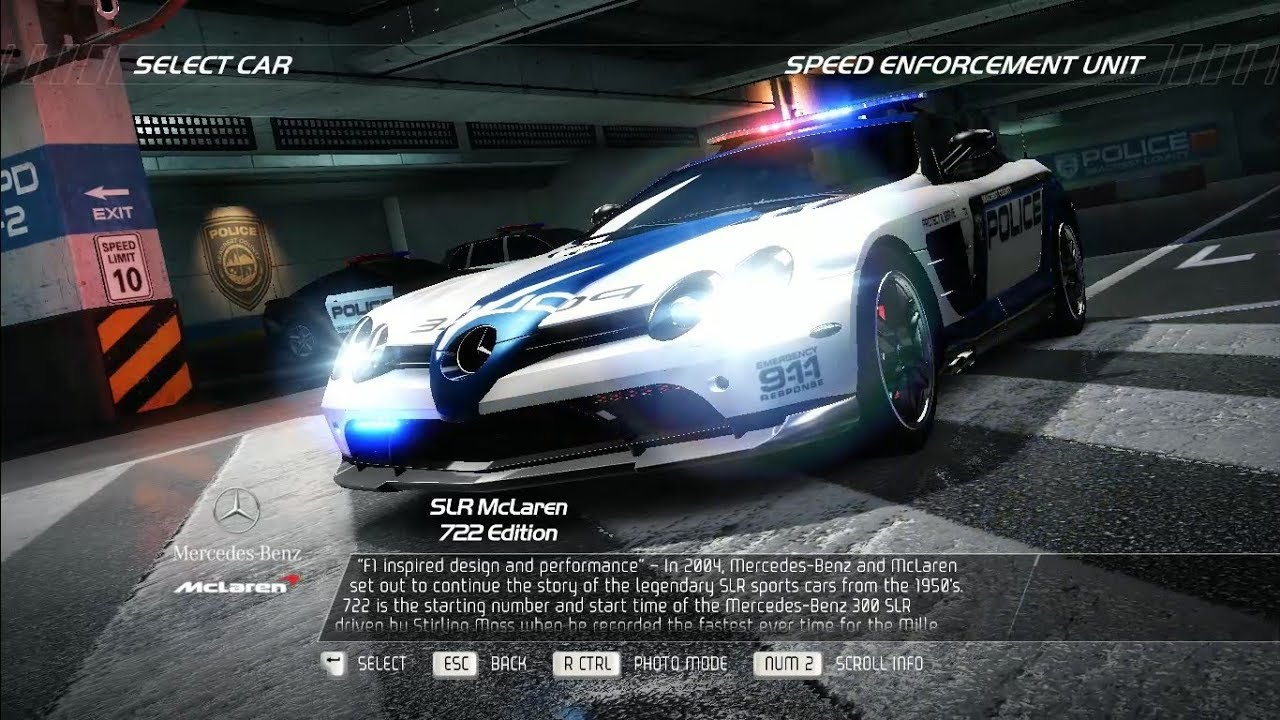 Scpd Slr Mercedes-Benz SLR McLaren 722 Edition SCPD Speed Enforcement ...