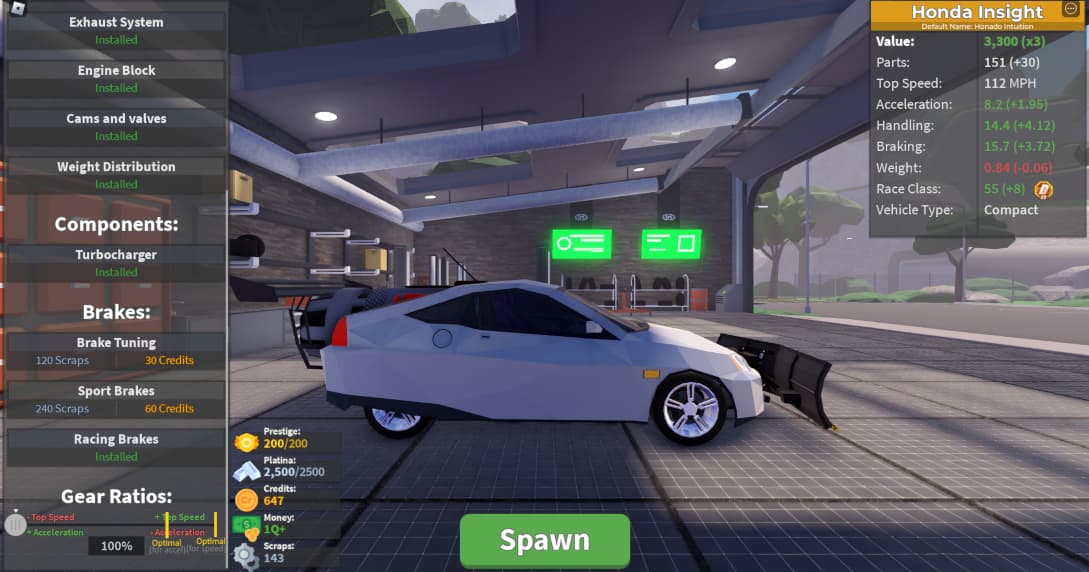 Optimal Gear Ratio Indicator/Automation CC2 Suggestions Car