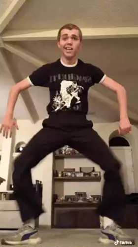 Energetic Man's TikTok Dance