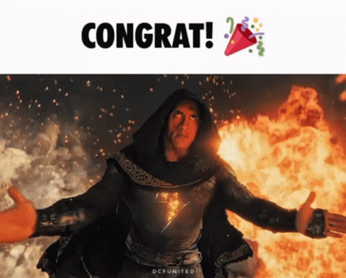 Congrat Congrats GIF - Congrat Congrats Black Adam - Découvrir et partager des...